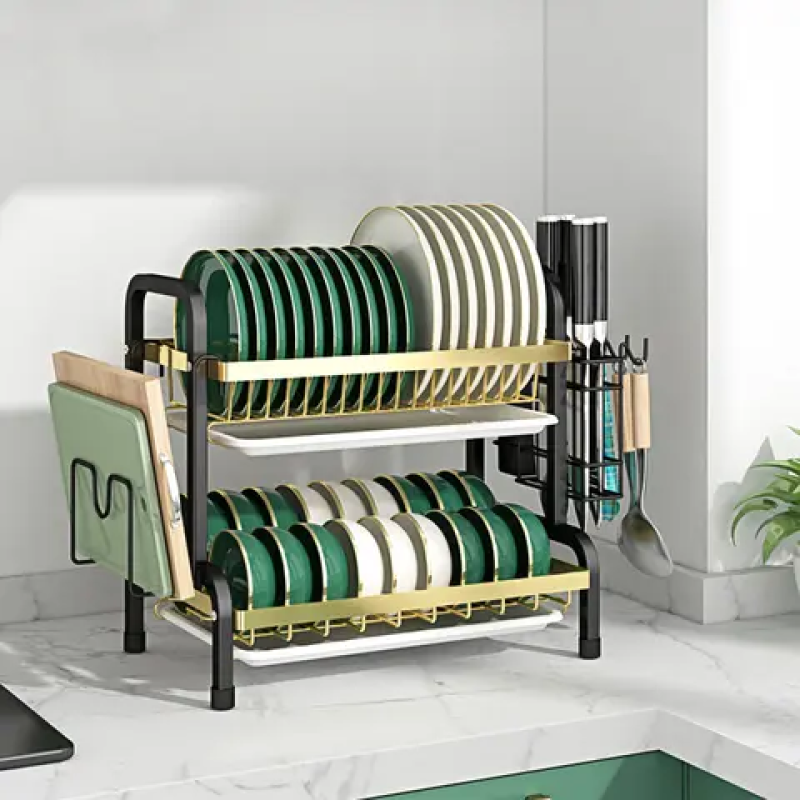 Heavy Duty Metallic Dish Rack 13 of 14