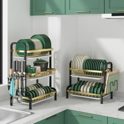 Heavy Duty Metallic Dish Rack Heavy Duty Metallic Dish Rack