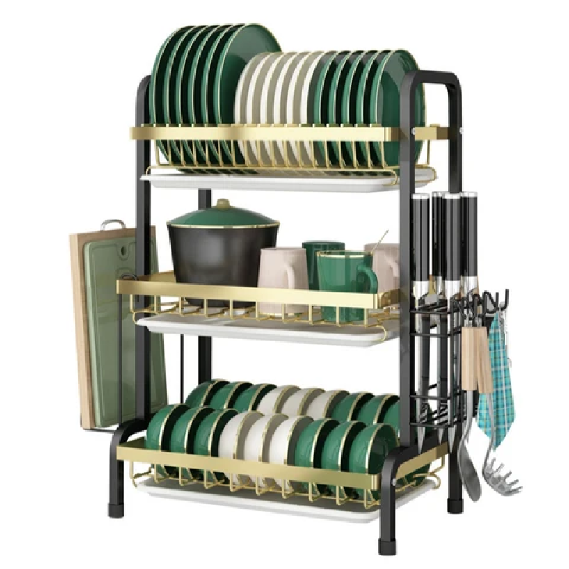 Heavy Duty Metallic Dish Rack 14 of 14