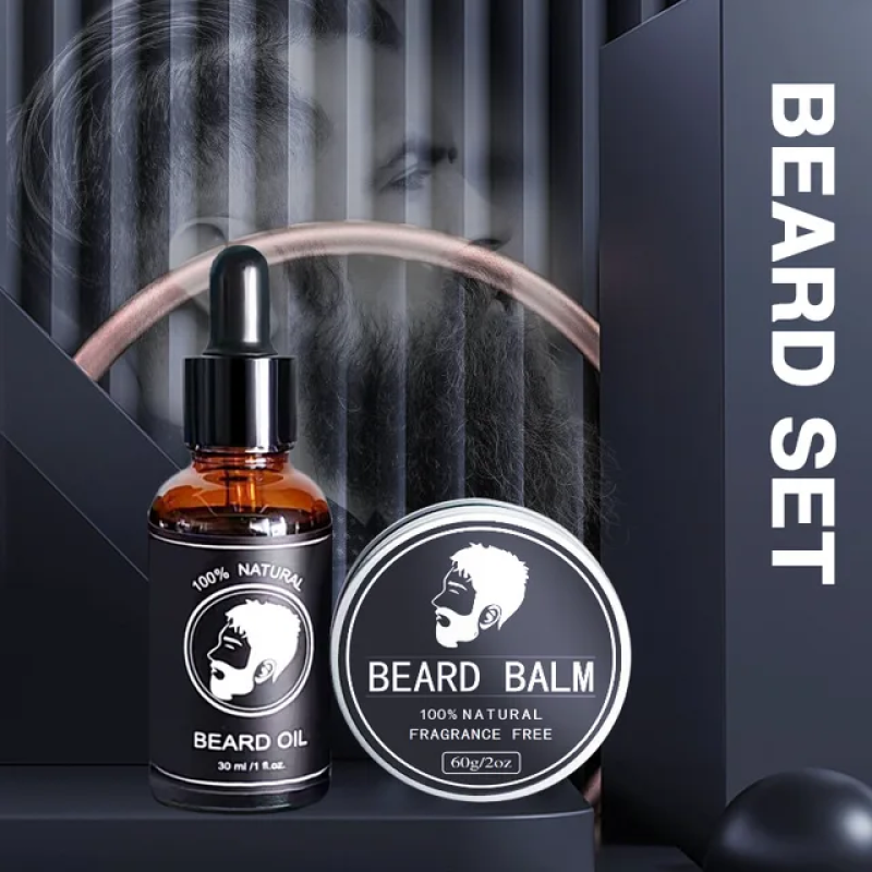 Beard Oil & Balm Set 3 of 6