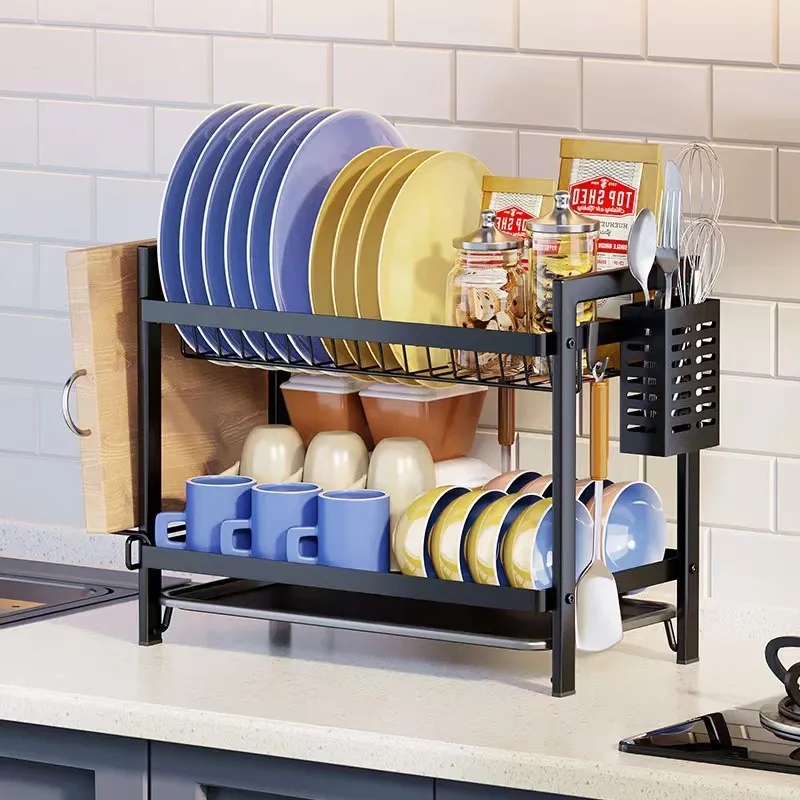 Sleek Design Metallic Dish Rack 5 of 6