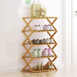 Foldable Bamboo Shoe Rack Foldable Bamboo Shoe Rack