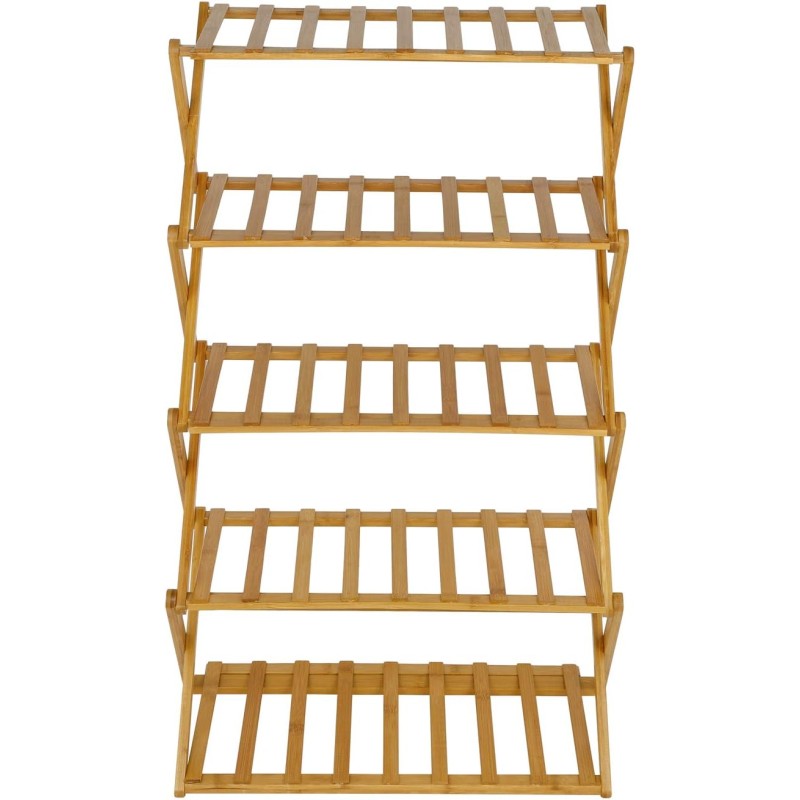 Foldable Bamboo Shoe Rack 4 of 6