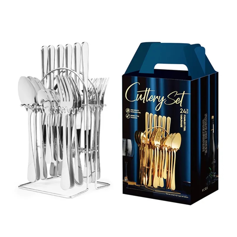 24 Pcs Cutlery Set with a Stand 3 of 3