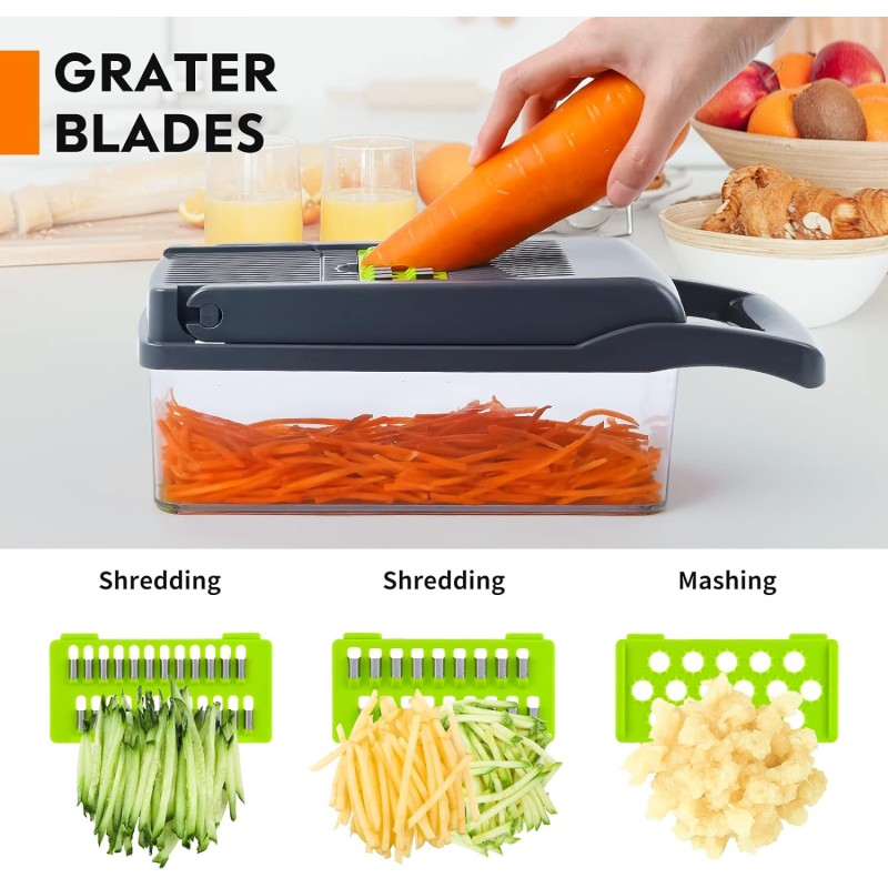 Vegetable Cutter with Interchangeable Blades 3 of 9