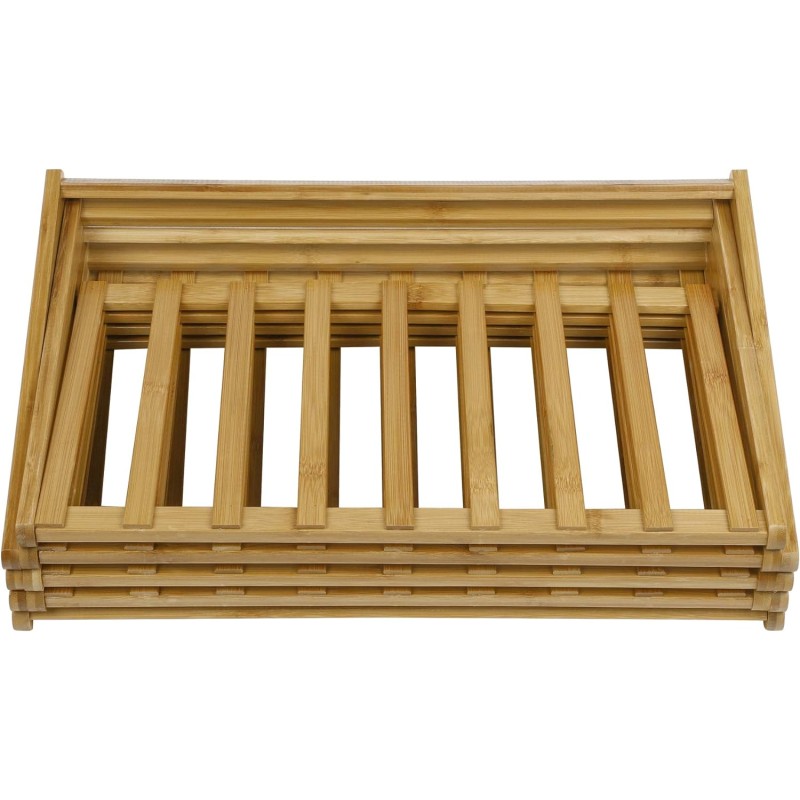 Foldable Bamboo Shoe Rack 2 of 6