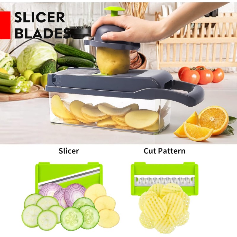 Vegetable Cutter with Interchangeable Blades 6 of 9