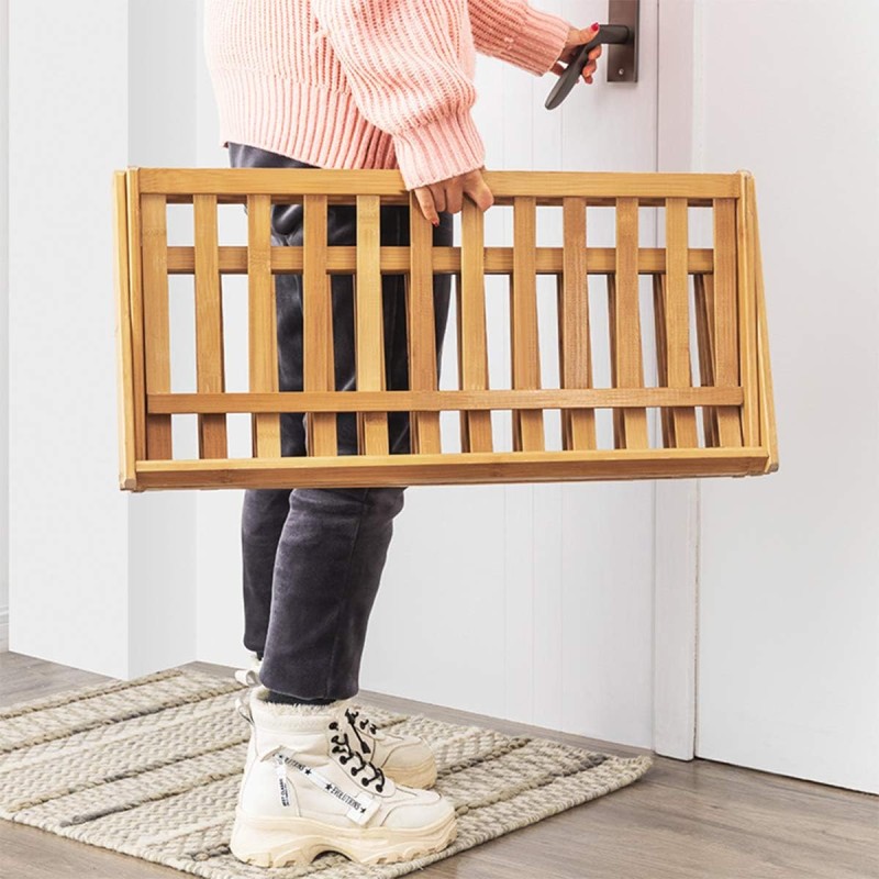 Foldable Bamboo Shoe Rack 6 of 6