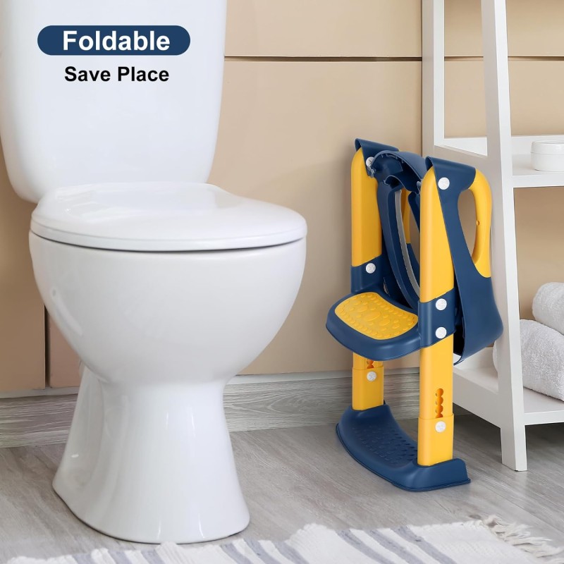Height Adjustable Kids Toilet Potty with a Ladder 6 of 7