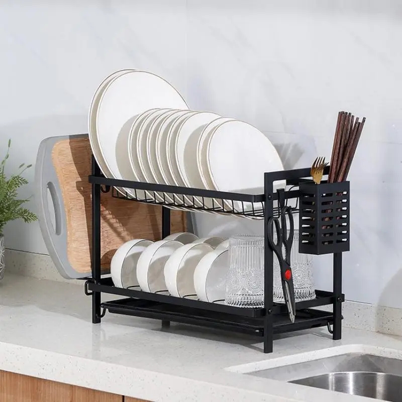 Sleek Design Metallic Dish Rack 3 of 6