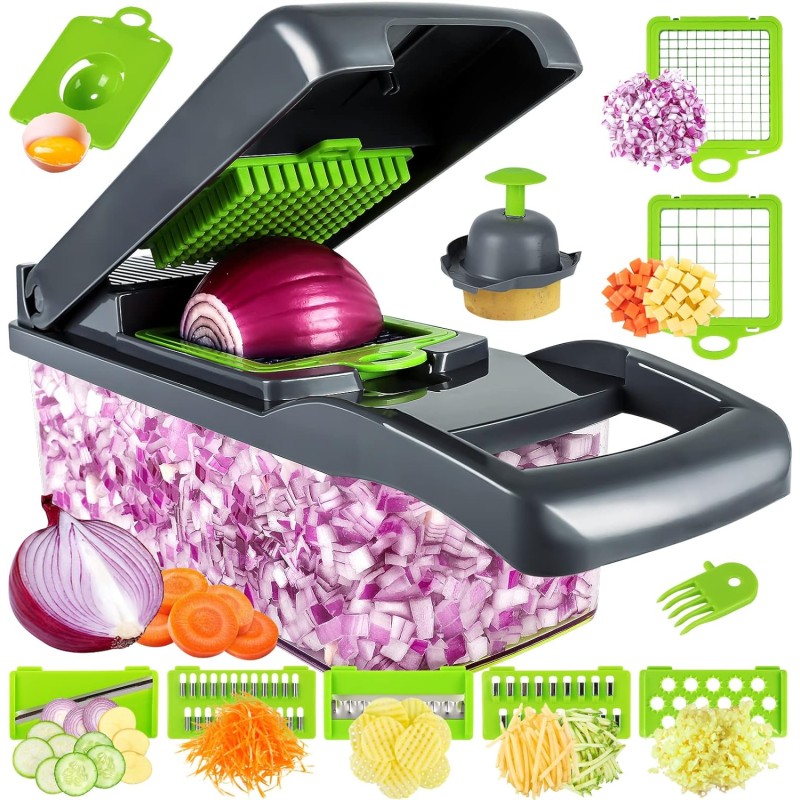 Vegetable Cutter with Interchangeable Blades 2 of 9