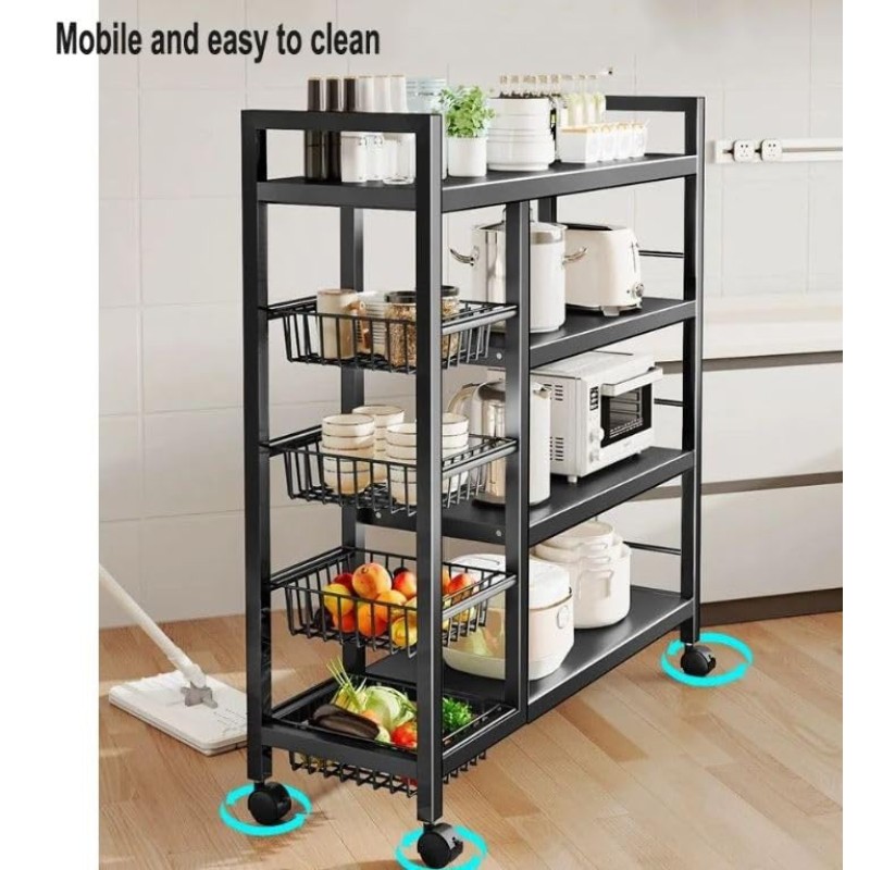 4 Tier Kitchen and Living Room Rack 4 of 7