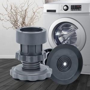 Adjustable Anti-Vibration Washer & Dryer Support Pads 4-Piece Set