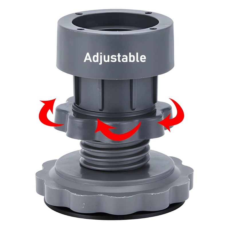 Adjustable Anti-Vibration Washer & Dryer Support Pads 4-Piece Set 7 of 9