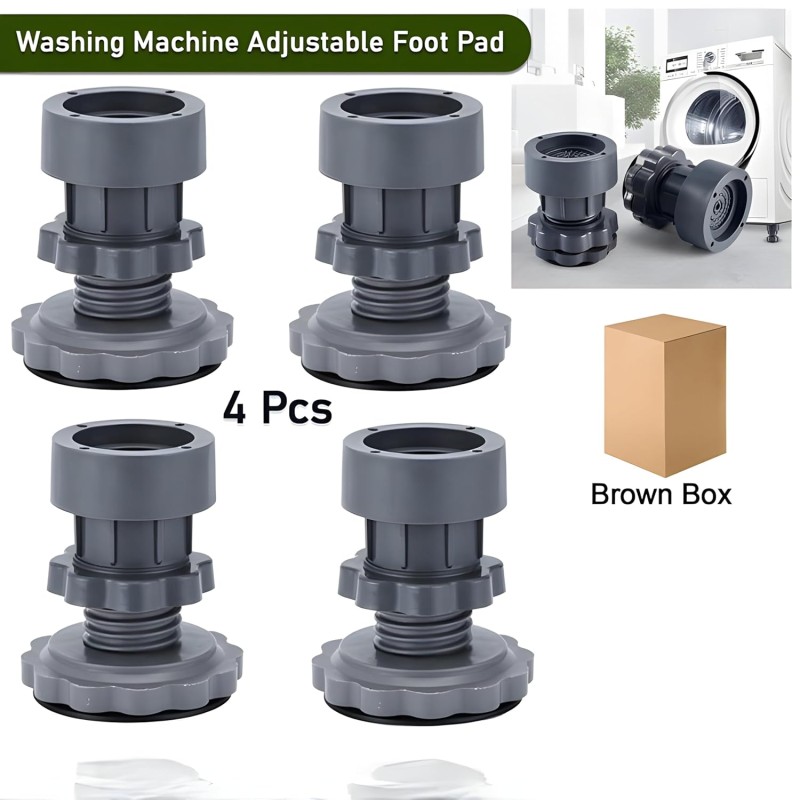 Adjustable Anti-Vibration Washer & Dryer Support Pads 4-Piece Set 5 of 9