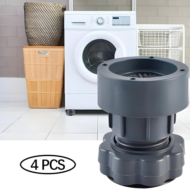 Adjustable Anti-Vibration Washer & Dryer Support Pads 4-Piece Set 3 of 9