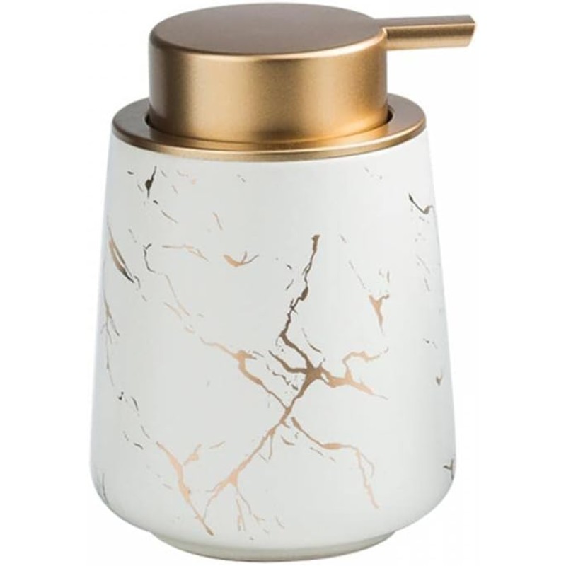 Gold Marble Ceramic Soap Dispenser, 400ml 10 of 10