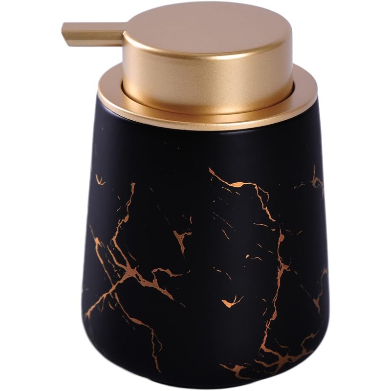 Gold Marble Ceramic Soap Dispenser, 400ml 8 of 10
