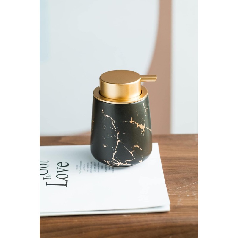 Gold Marble Ceramic Soap Dispenser, 400ml 9 of 10