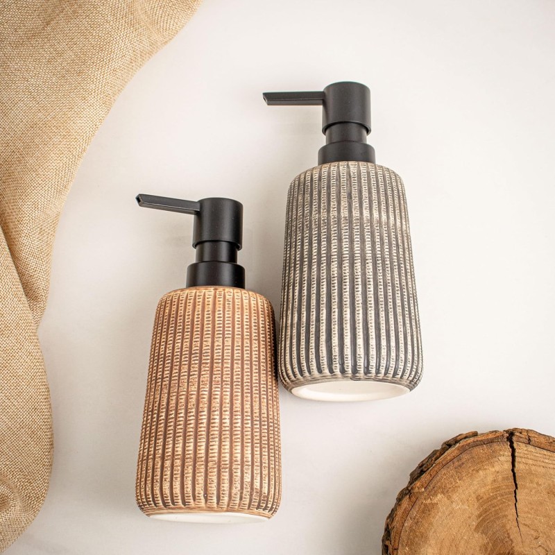 Ceramic Liquid Soap Dispenser Modern Design 400ml
