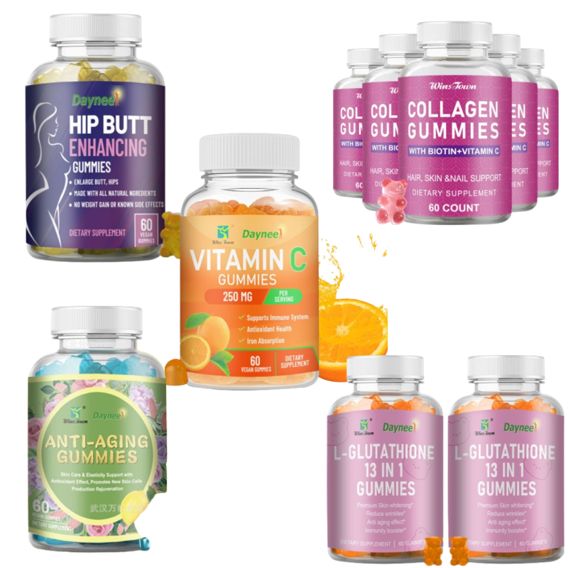 Health Gummies - Vitamin C, Anti-Aging, Hip & Butt Enhancing, Collagen, L-Glutathione