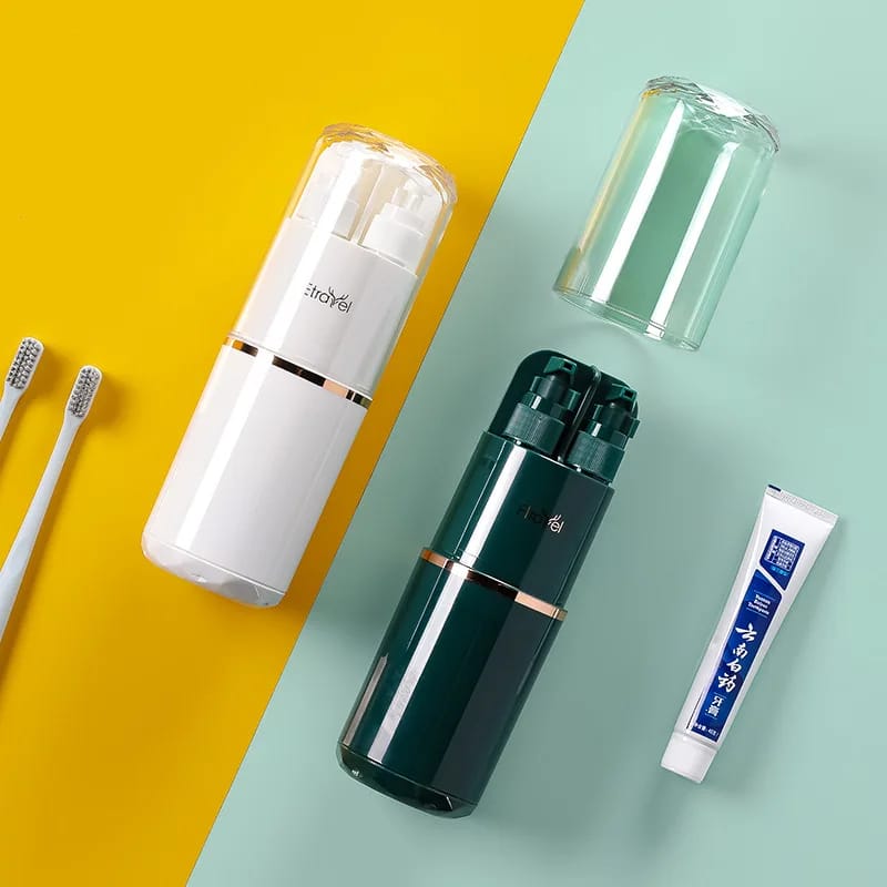 ETravel 7-in-1 Toiletry Kit Toothbrush and Toothpaste Holder 3 of 8