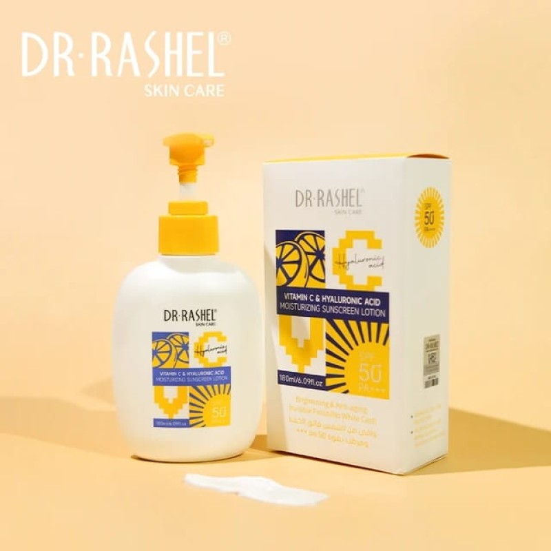 Dr. Rashel Sunscreen Lotion (Vitamin C & Hyaluronic Acid)