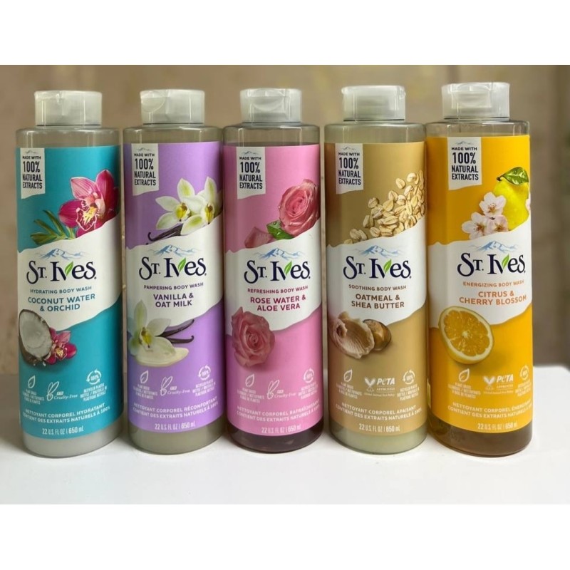 St Ives body wash