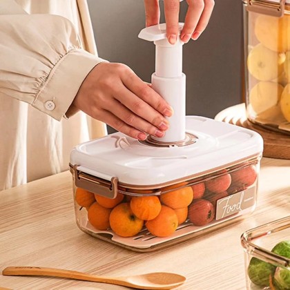 2pcs Food Vacuum Storage Containers 2pcs Food Vacuum Storage Containers