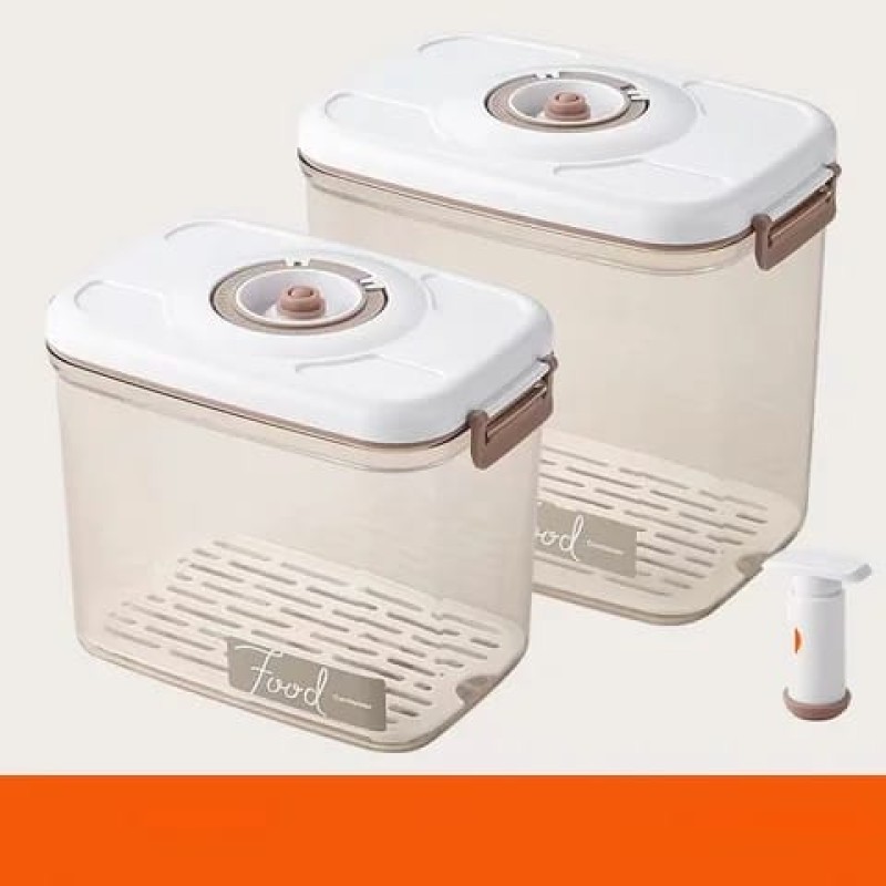 2pcs Food Vacuum Storage Containers 7 of 9