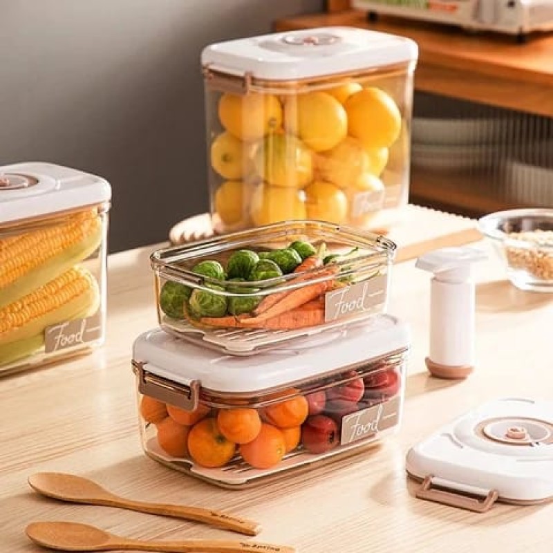 2pcs Food Vacuum Storage Containers 9 of 9
