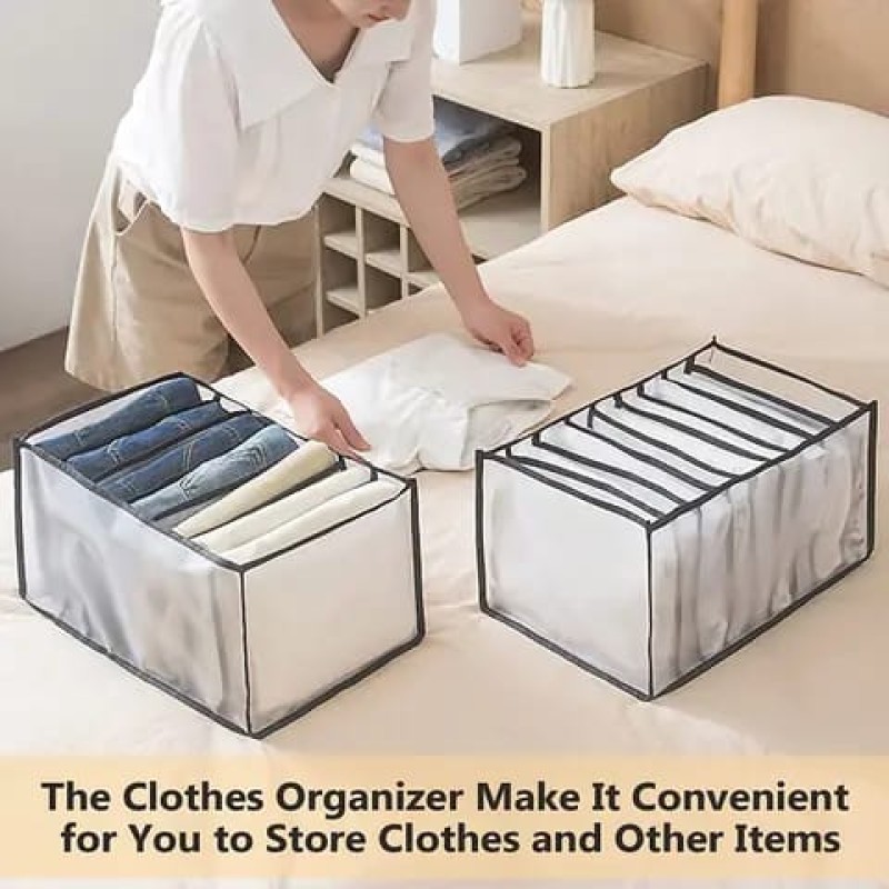 Closet Organizer Jeans Storage Box 7 of 8