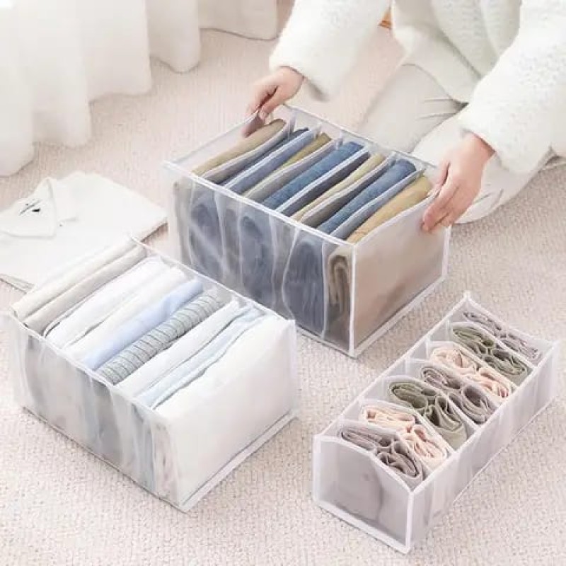 Closet Organizer Jeans Storage Box 2 of 8