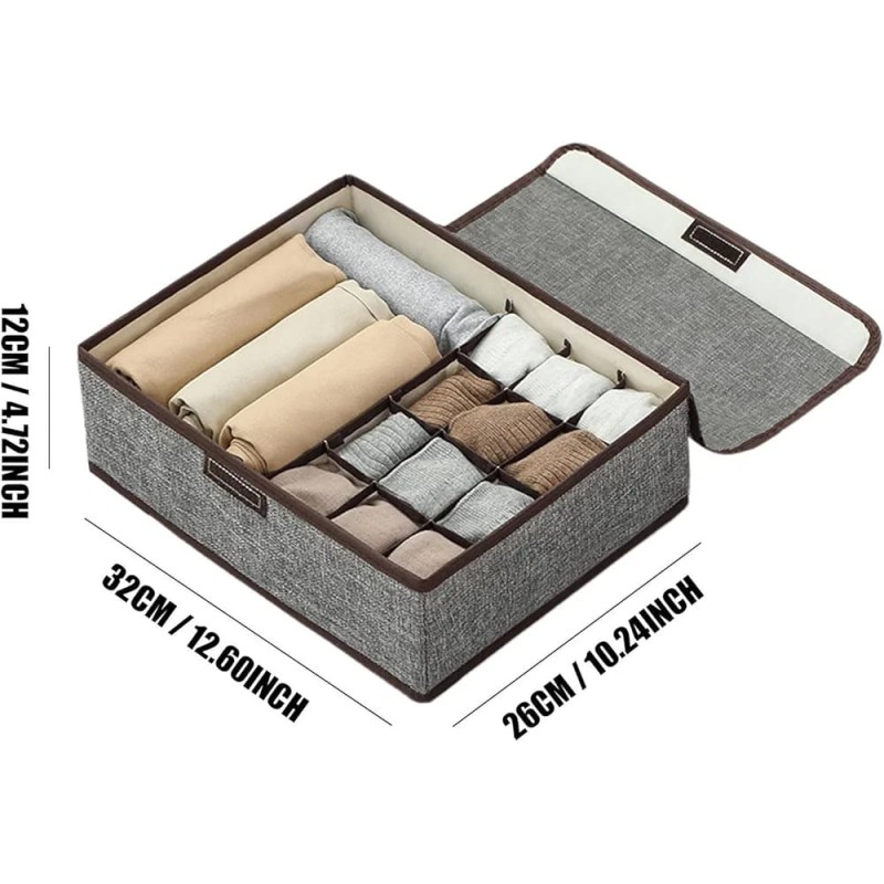 13-Grid Foldable Undergarment Organizer 3 of 4
