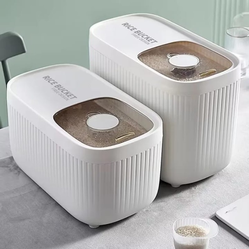 Light Luxury Rice, Flour & Grains Storage Box 2 of 9