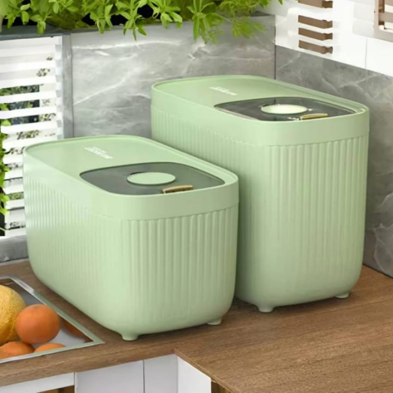Light Luxury Rice, Flour & Grains Storage Box 3 of 9