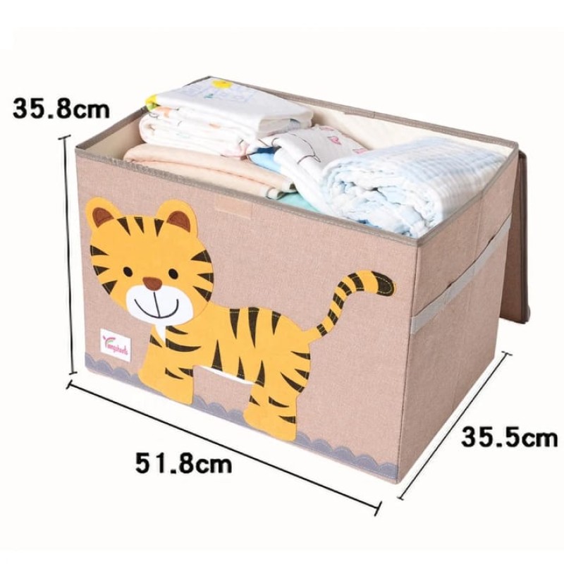 Folding Kids Storage Box with Lid 7 of 7
