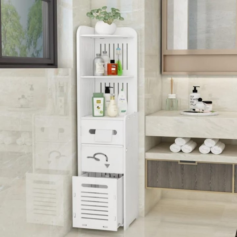 Toilet/Bathroom Vanity Side Cabinet 2 of 5