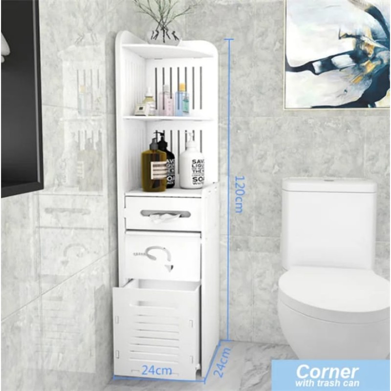 Toilet/Bathroom Vanity Side Cabinet 5 of 5