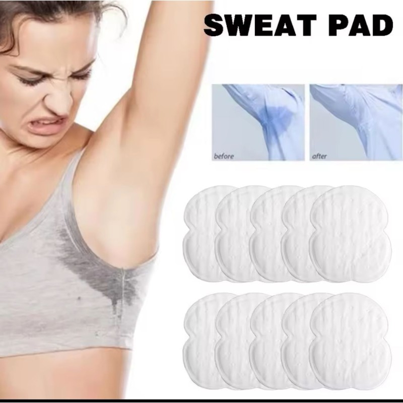 Sweat Absorbent Pads (1 Pack - 10 Pcs)
