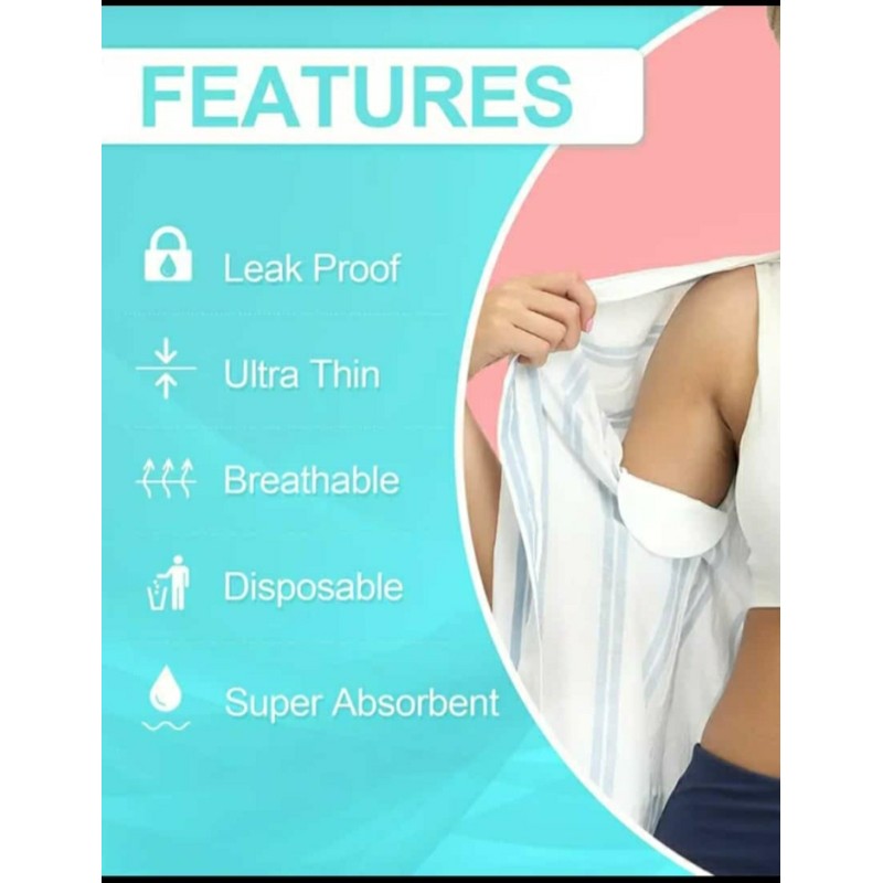 Sweat Absorbent Pads (1 Pack - 10 Pcs) 6 of 7