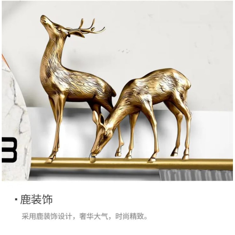 Deer Design Wall Clock 5 of 7