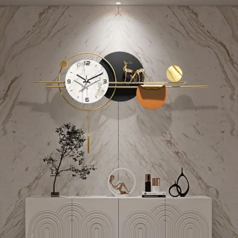 Deer Design Wall Clock 6 of 7