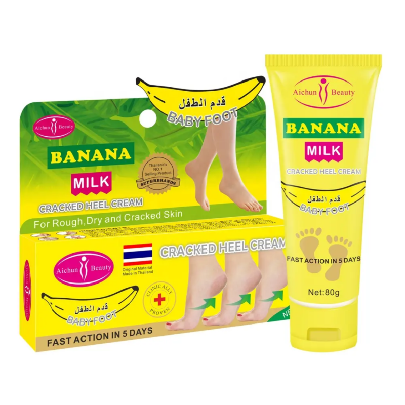 Banana Milk Cracked Heel Cream.