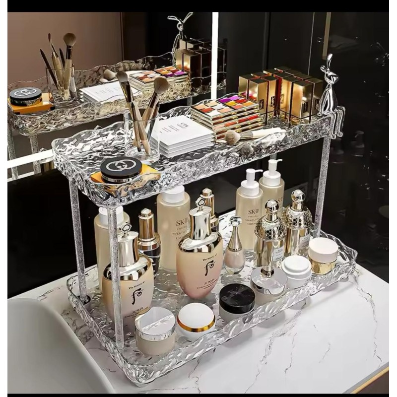 2-tier makeup organizer. 3 of 4