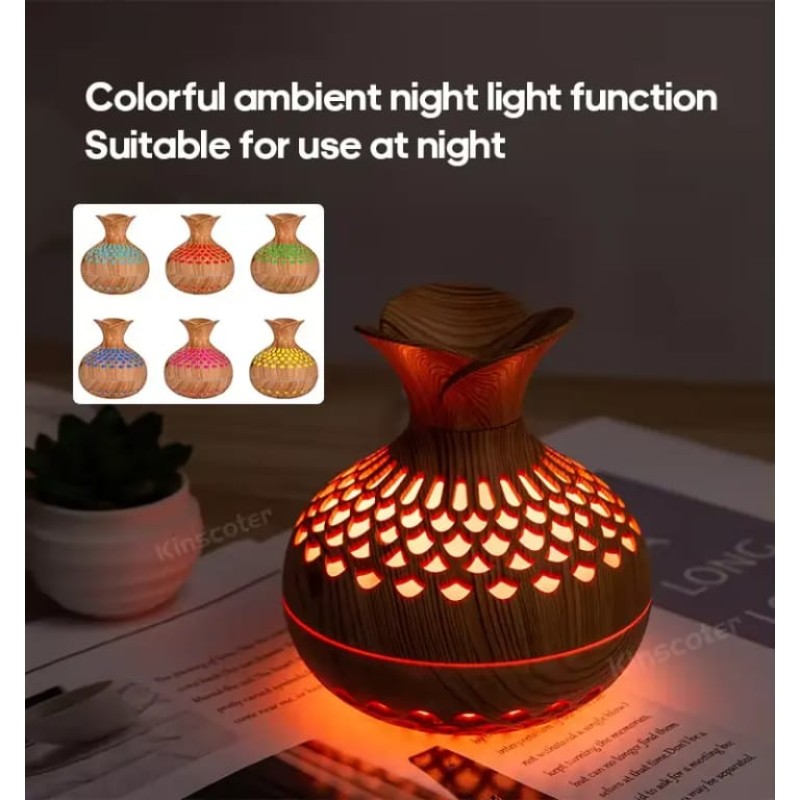 Colourful Wood Grain Flower Humidifier 6 of 10