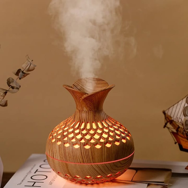 Colourful Wood Grain Flower Humidifier 8 of 10