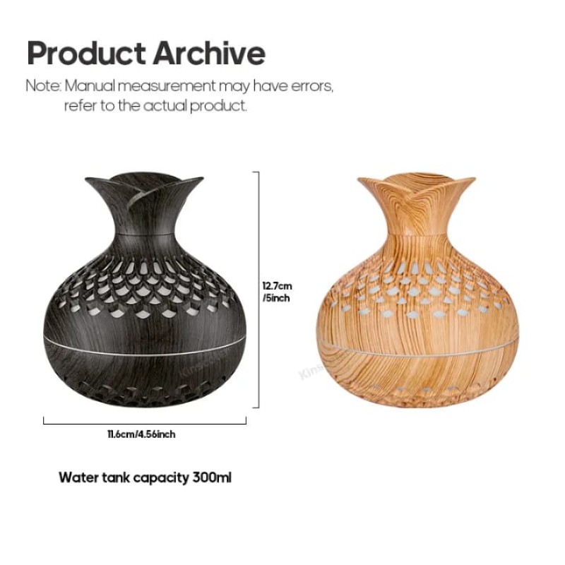 Colourful Wood Grain Flower Humidifier 10 of 10