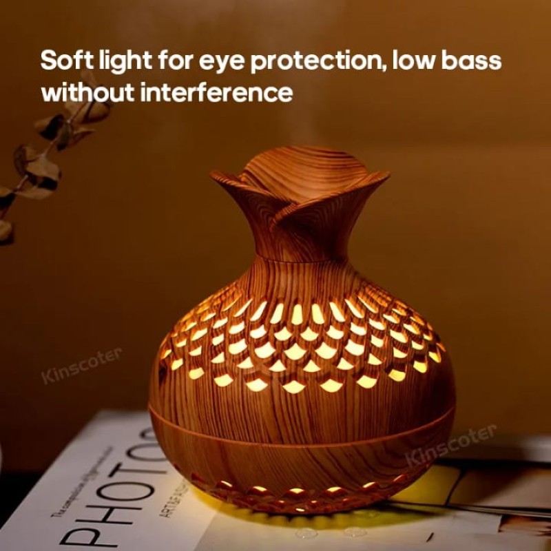 Colourful Wood Grain Flower Humidifier 3 of 10