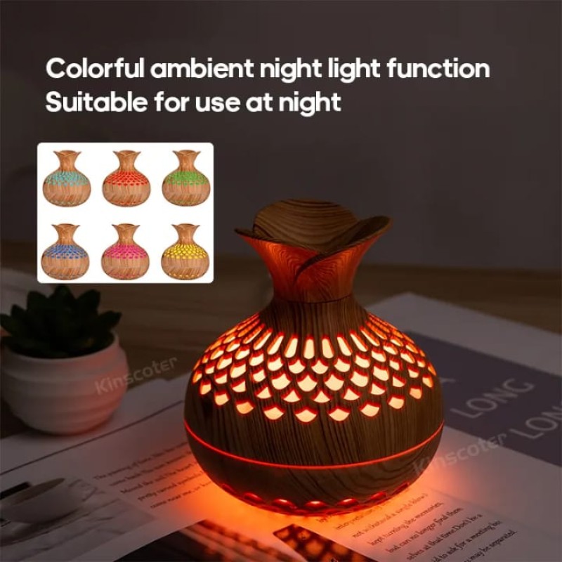 Colourful Wood Grain Flower Humidifier 2 of 10